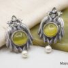 Mayura Netra Oxidized Studs