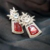 The Emerald Peacock Palace Jhumkas